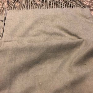 Grey cashmere wrap